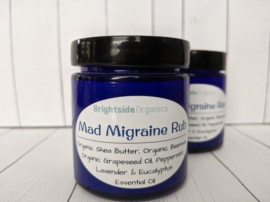 Relieving Migraine Balm | Migraine Relief Balm | Headache Relief rub | Tension and Headache relief salve | Migraine & Headache healing balm