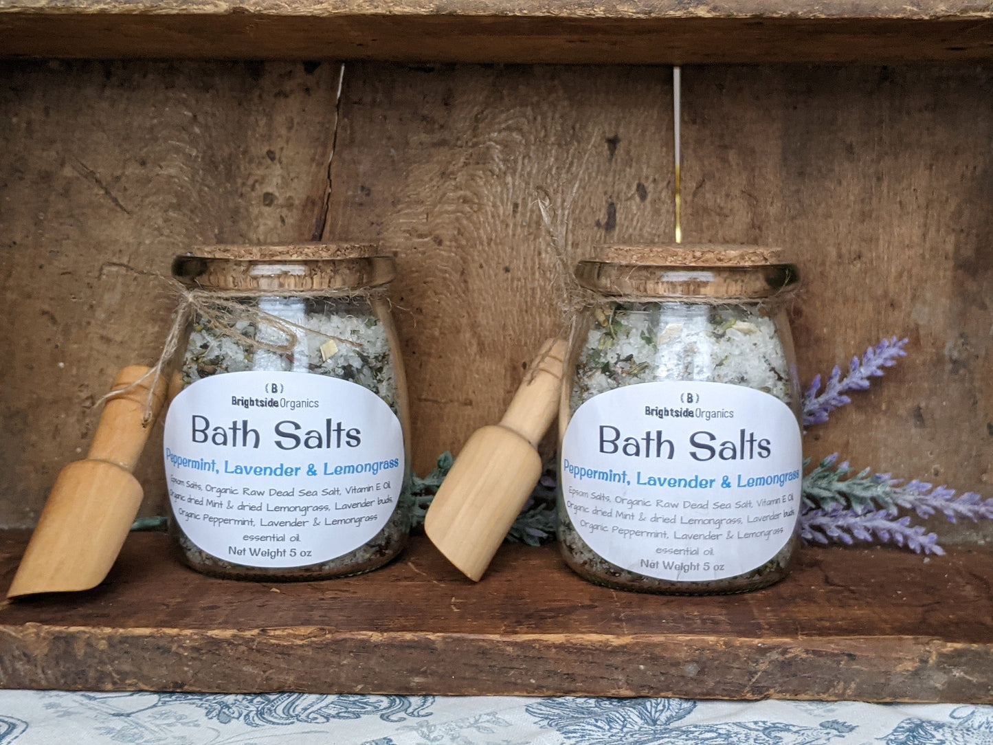 Healing Herbal Bath Salts | Healing Bath Salts for relaxation | Gifts for Her | Gifts for mom | Relaxing Bath Salts with Dead Sea Salts