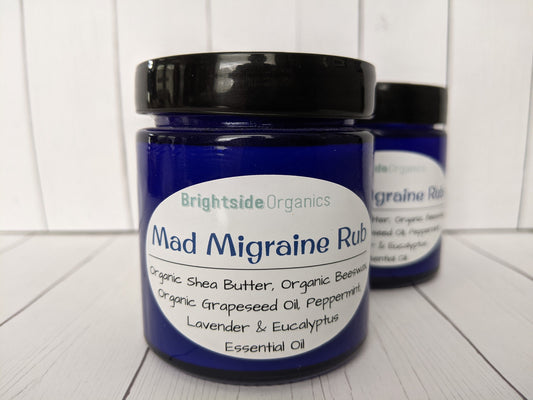 Relieving Migraine Balm | Migraine Relief Balm | Headache Relief rub | Tension and Headache relief salve | Migraine & Headache healing balm