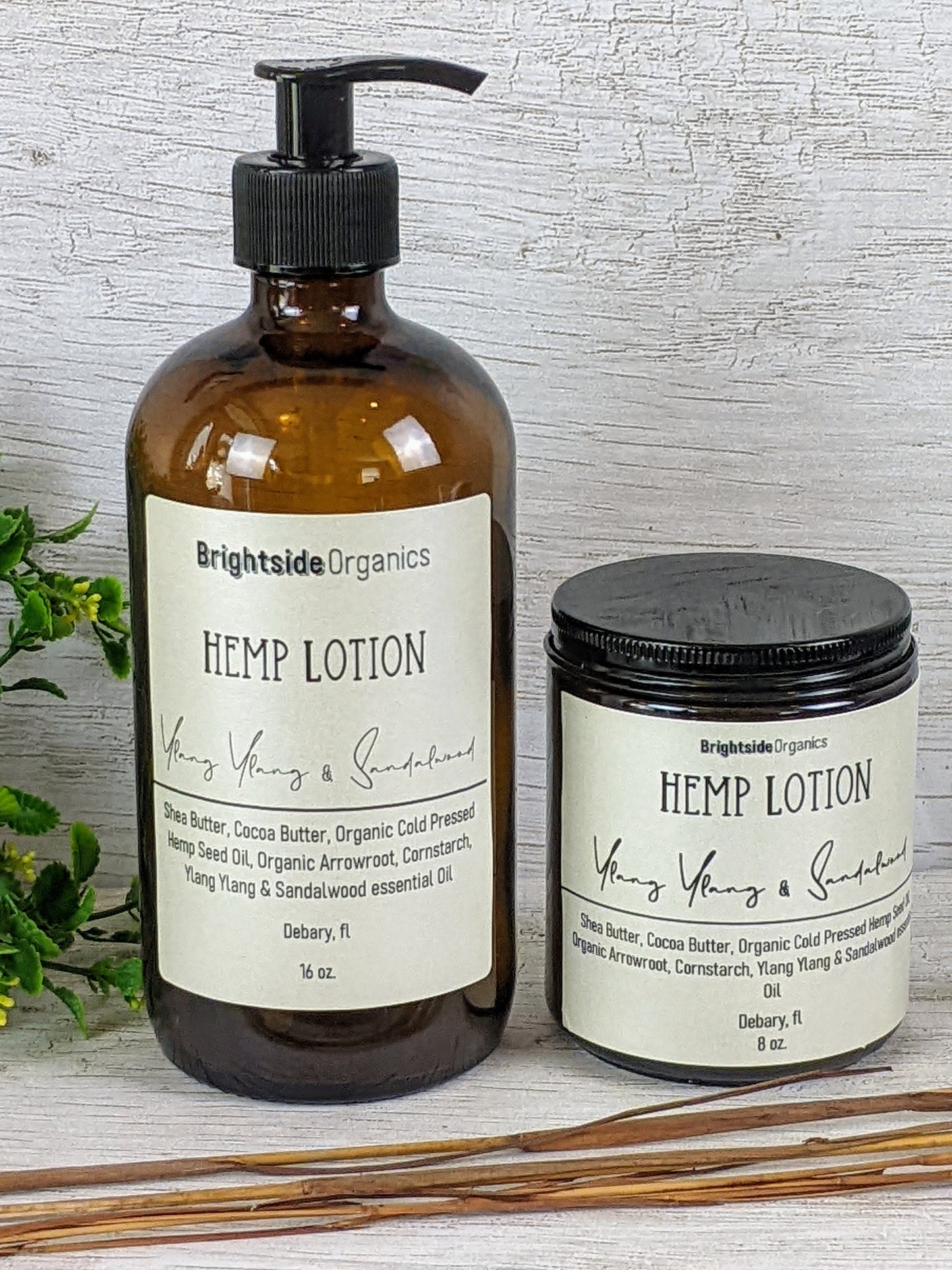 Hemp Seed Lotion Lavender + Chamomile | Vegan Hemp Lotion | Moisturizing + Healing Hemp Skin Cream - pick your scent