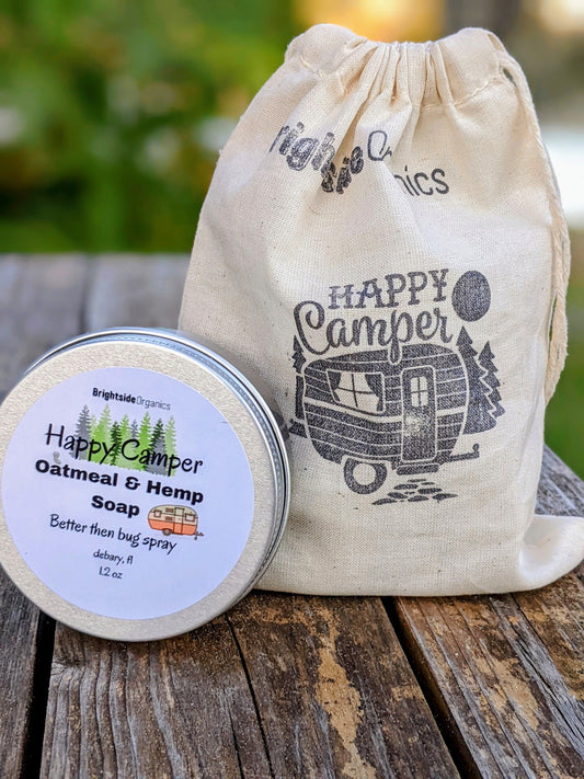 Happy Camper Travel Kit | Camping Kitchen Essentials | Camping Essentials Kit | Camper Gift set | Natural bug spray