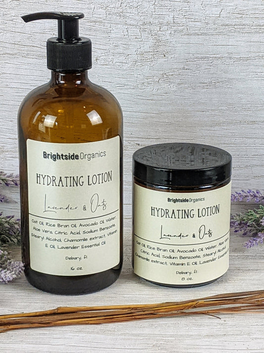 Hydrating Oat Lotion | All Natural Body Lotion | Moisturizing Lotion with Oats and Chamomile | Select you scent Body Lotion