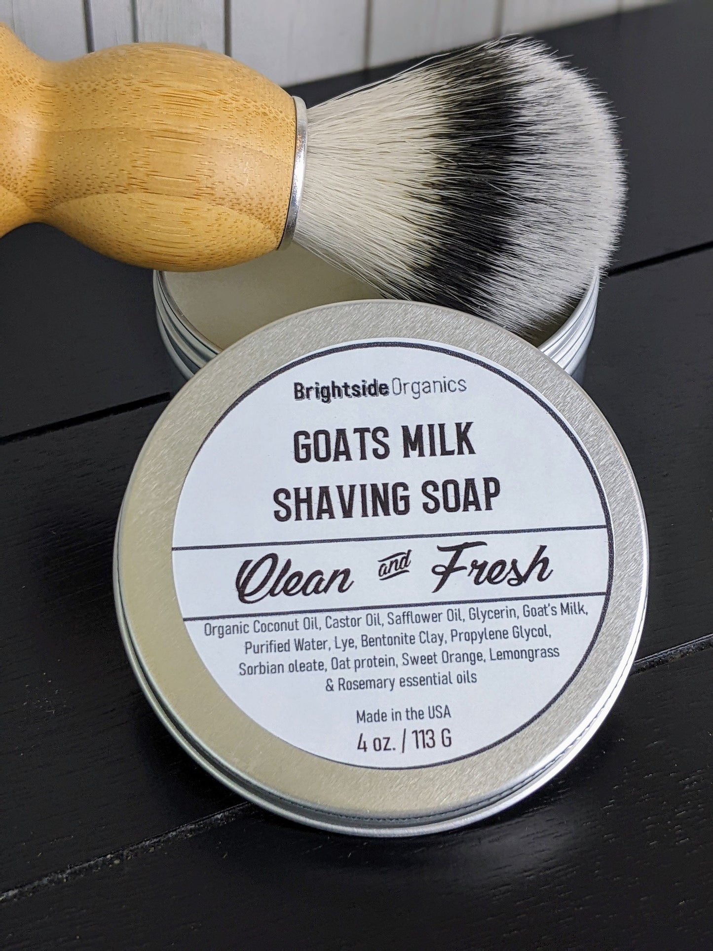 Men's Shave kit | Mens Grooming Kit | All Natural Shaving + Grooming Set for Men | Goats Milk Shave Soap | Shea Butter Shave Soap Set